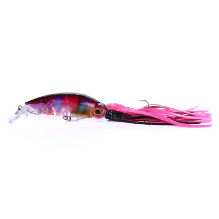 HENGJIA JIZ002 10cm/16.6g Big Octopus Squid Shaped Hard Baits Long Shot Fishing Lures Tackle Baits Fit Sea Fishing and Freshwater Fishing (B)-garmade.com