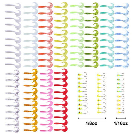 HENGJIA SO002150T 6.5CM/2G 150 PCS Outdoor Fishing Lures Fish Bait Set for Fishing-garmade.com